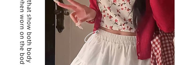 지금 임산부 화이트 레이스 케이크 미니 스커트 여름 달콤함 레이스 한 마디 발레 퍼프 없음 복부 지지 반신 치마 상세 이미지 5