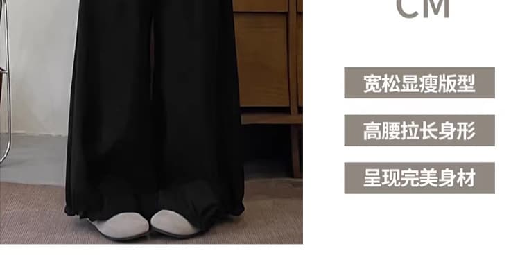 지금 임산부 와이드 레그 팬츠 2026 여름 새로운 루즈핏 스트레이트 도루 센스 모통이 칼 바지 느긋한 캐주얼 꽃밭 바지 상세 이미지 10
