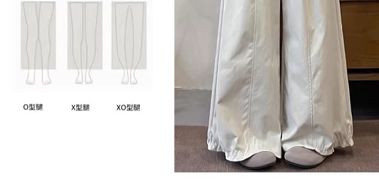지금 임산부 와이드 레그 팬츠 2026 여름 새로운 루즈핏 스트레이트 도루 센스 모통이 칼 바지 느긋한 캐주얼 꽃밭 바지 상세 이미지 13
