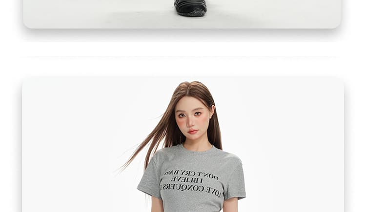 임산부 여름 얇은 스타일 넓은 다리 데님 7부 바지 스트레이트 작은 키 루즈핏 캐주얼 스트레이트 워싱 주간 실크 데님 상세 이미지 23