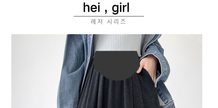 2026 임산부 찹쌀 반신 스커트 가을 하이웨이스트 복부 지지 도루 가을 센스 찹쌀 플리츠 스커트 중간 길이 반신 스커트 상세 이미지 52