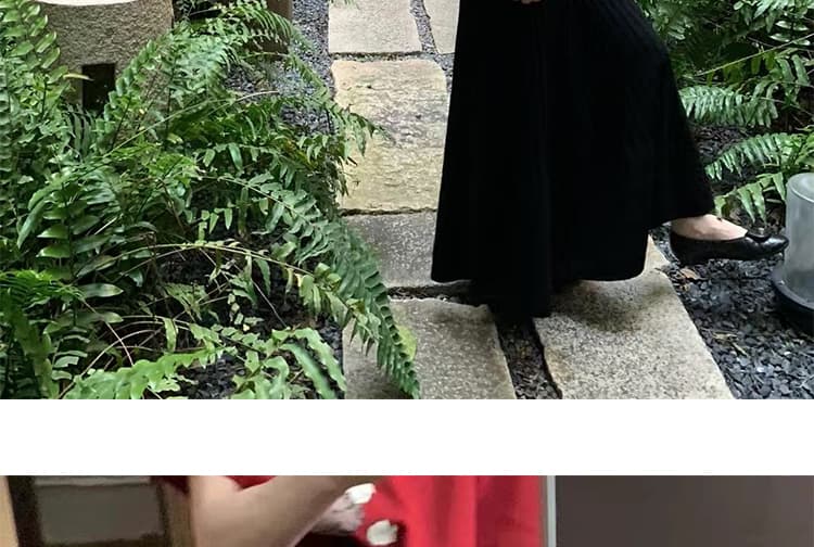 2026 가을 겨울철 니트 새로운 임산부 반신 스커트 중간 길이 슬림해 보이는 한 마디 니트 타이트 스커트 인어 꼬리 롱 스커트 상세 이미지 80