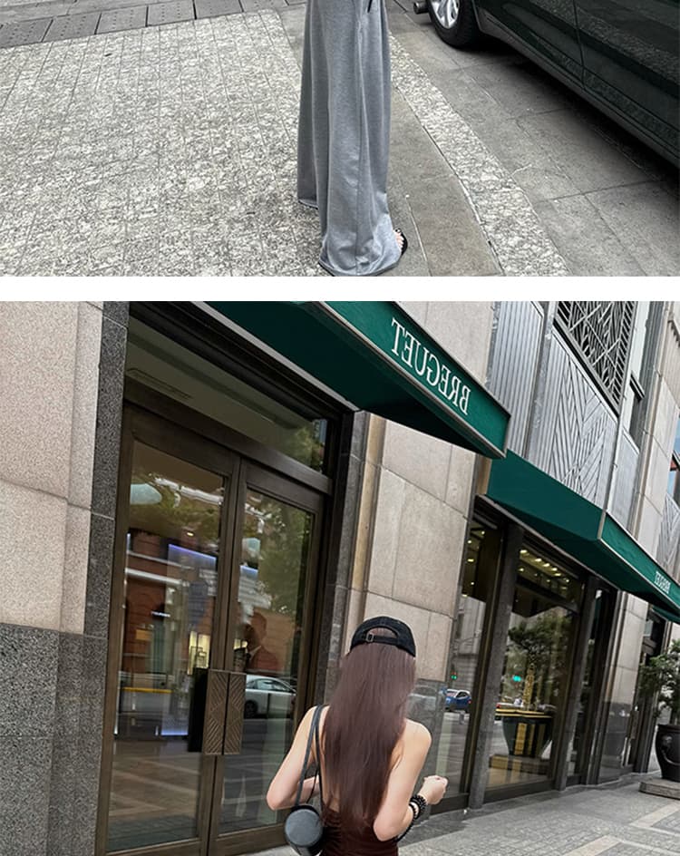 임산부 새로운 와이드 레그 팬츠 2026 가을 찹쌀 바지 도루 센스 다용도 바지 느긋한 바람 루즈핏 캐주얼 바지 상세 이미지 39