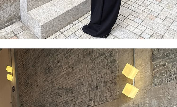 임산부 새로운 와이드 레그 팬츠 2026 가을 찹쌀 바지 도루 센스 다용도 바지 느긋한 바람 루즈핏 캐주얼 바지 상세 이미지 47