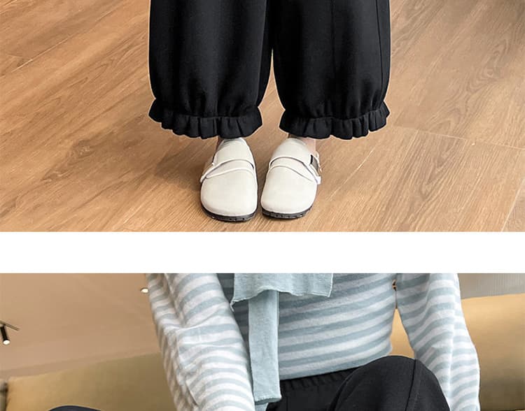 2026 새로운 지금 임산부 바지 다용도 꽃밭 배기 바지 가을 루즈핏 슬림해 보이는 풍선 넓은 다리 캐주얼 9부 바지 상세 이미지 27