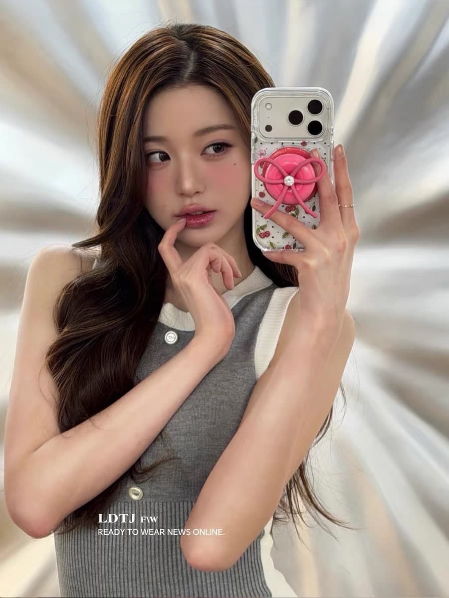 ldtj 높음 세트 산소 소녀 장 원 영어 같은 단락 빛 요리 한 바람 패치워크 색상 라운드 넥 조끼 허리 수축 타이트 스커트 드레스