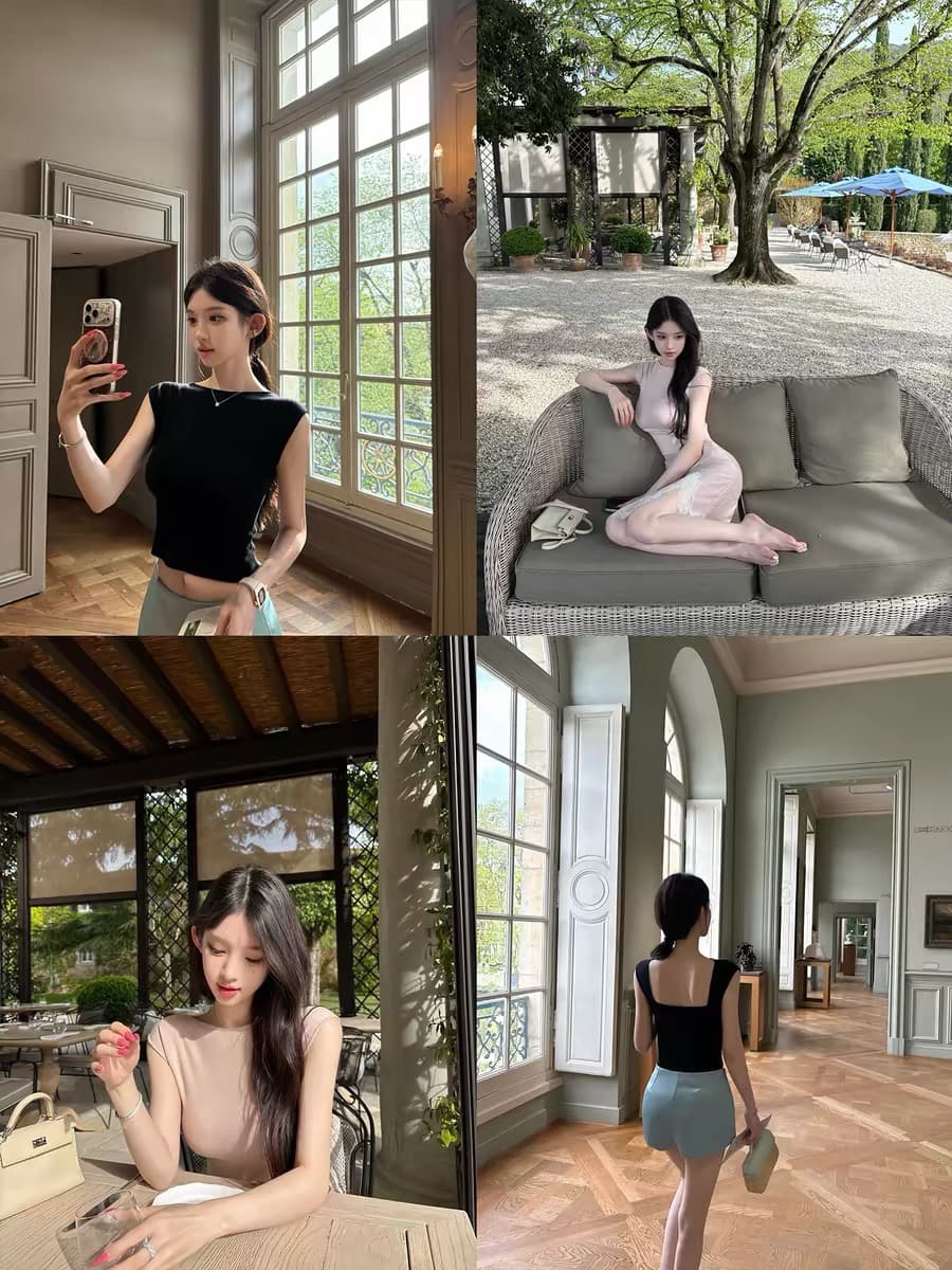 안녕하세요. 팬 팬 켄 콩 comfy 화이트 여성 품격 작은 날다 소매 니트 반팔 백리스 몸매 가꾸기 쇼트 스타일 맨위 이미지 2