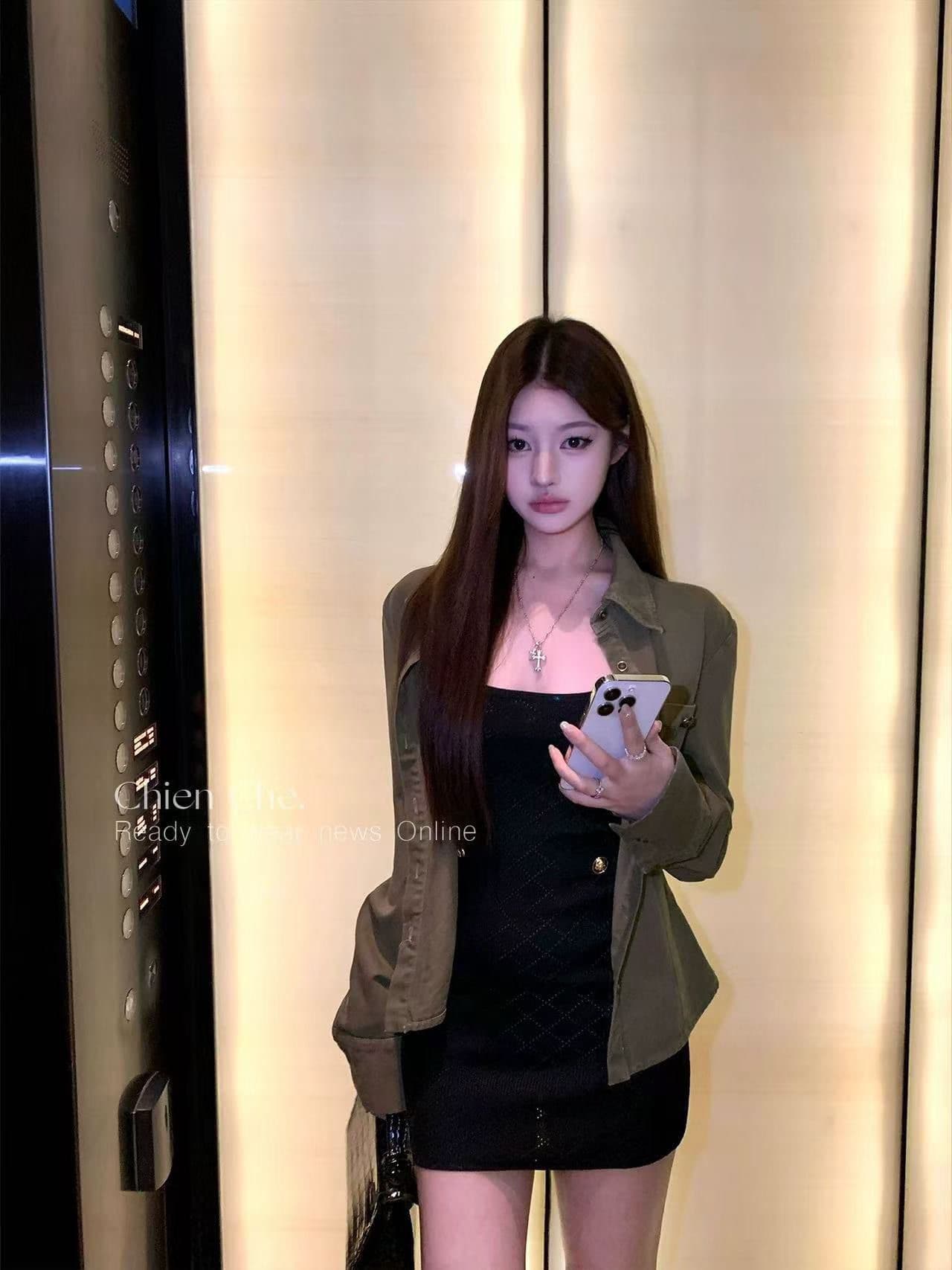 자동차 늦게 En chien 검정색 니트 슬립 드레스 여름 작은 샤넬 스타일 섹시함 몸매 가꾸기 타이트 스커트 만나는 여성 드레스 상세 이미지 1