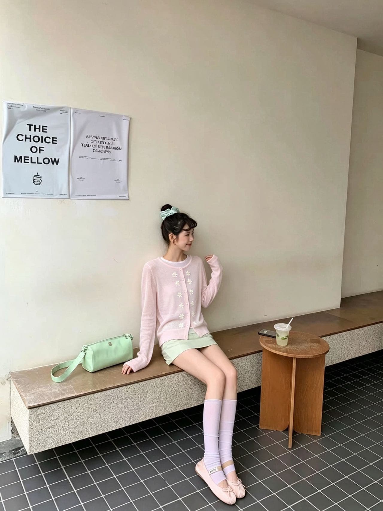 한 부서 달콤한 스타일 3 차원 꽃 자수 다용도 섹션 한국 스타일 오픈 가디건 여성 다용도 슬림해 보이는 부드러운 소녀 바람 맨위 상세 이미지 12