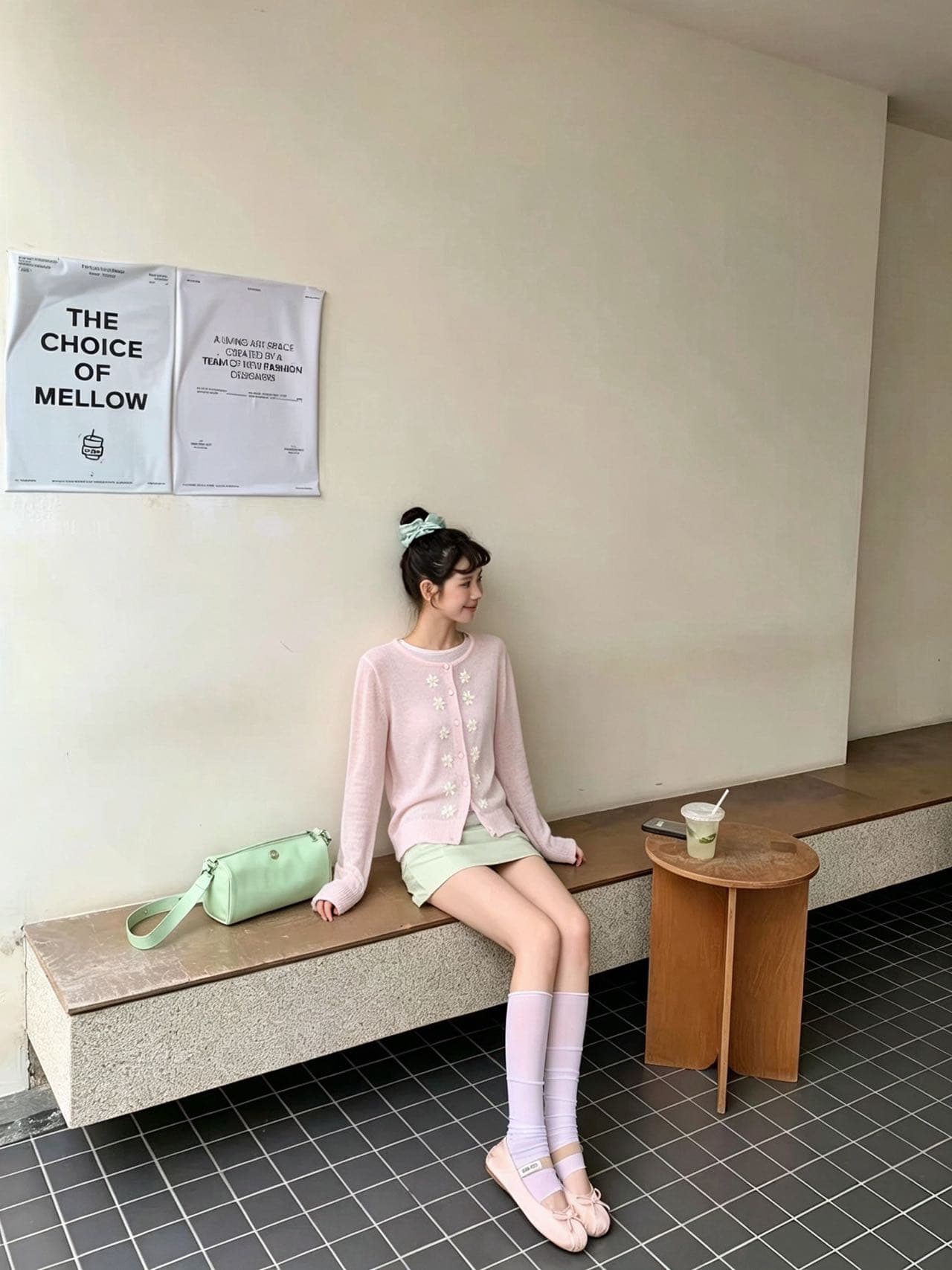 한 부서 달콤한 스타일 3 차원 꽃 자수 다용도 섹션 한국 스타일 오픈 가디건 여성 다용도 슬림해 보이는 부드러운 소녀 바람 맨위 상세 이미지 14