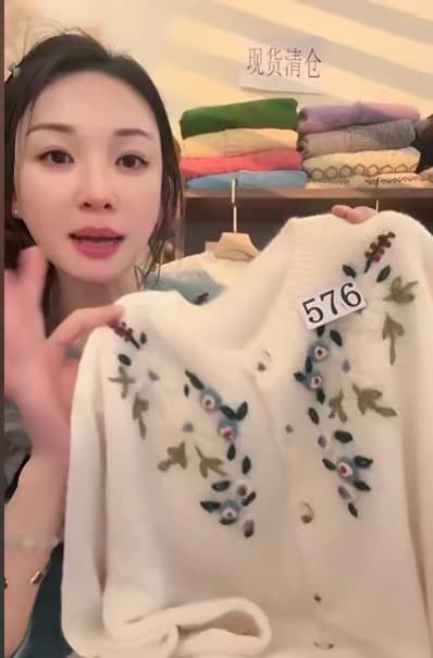 한국 동대문 양모 마 하이 무거운 작업 수공 자수 레이스 네클라인 디자인 센스 스웨터 카디건 코트 트렌디 상세 이미지 10