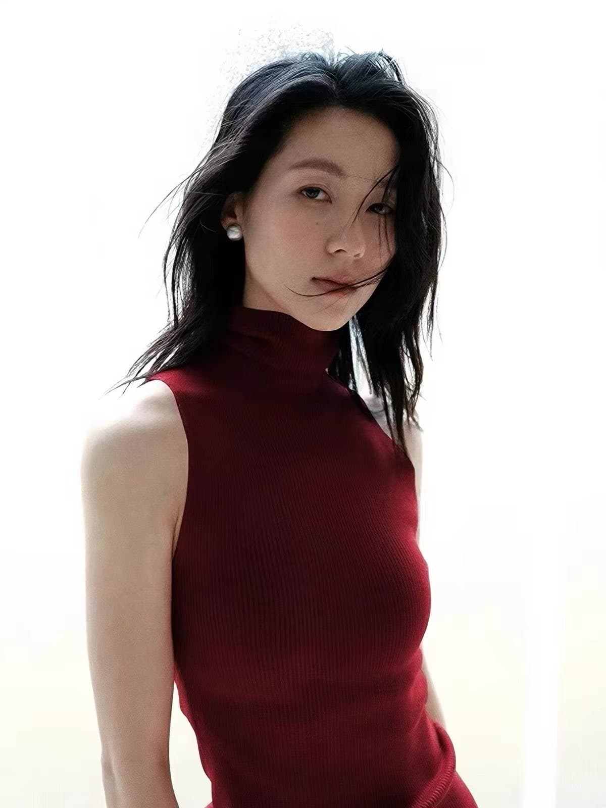 한 부서 터틀넥 품격 민소매 몸매 가꾸기 니트 스웨터 여성 가을 슬림해 보이는 다용도 말뚝 더미 칼라 맨위 트렌디 상세 이미지 6