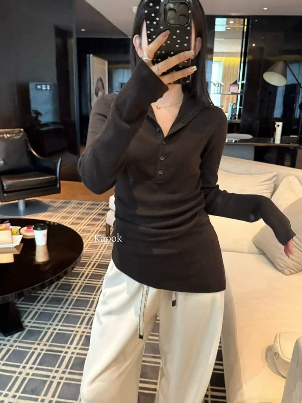 반하이넥 스웨터 기본 셔츠 여성 긴 소매 스택 착용 가을 겨울철 새로운 고급 센스 품격 인사이드 가져 가라. 니트 맨위 트렌디 상세 이미지 3