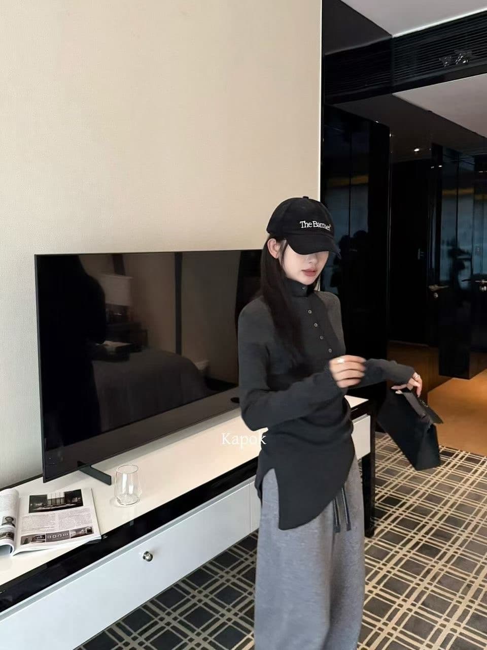 반하이넥 스웨터 기본 셔츠 여성 긴 소매 스택 착용 가을 겨울철 새로운 고급 센스 품격 인사이드 가져 가라. 니트 맨위 트렌디 상세 이미지 6
