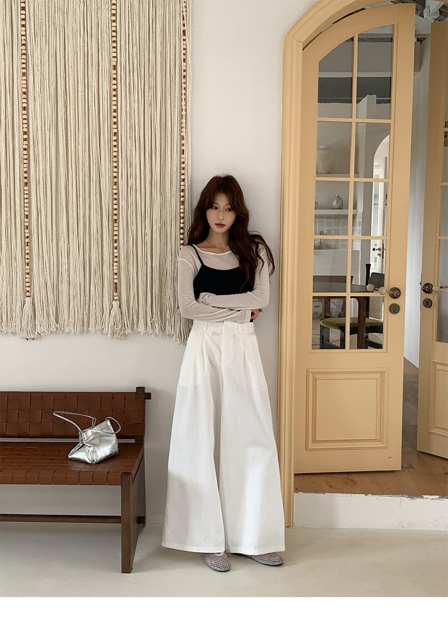 실사 패션 느긋한 느슨함 센스 넓은 다리 나팔 바지 가을 2026 년 외국 가스 다용도 루즈핏 캐주얼 바지 상세 이미지 27