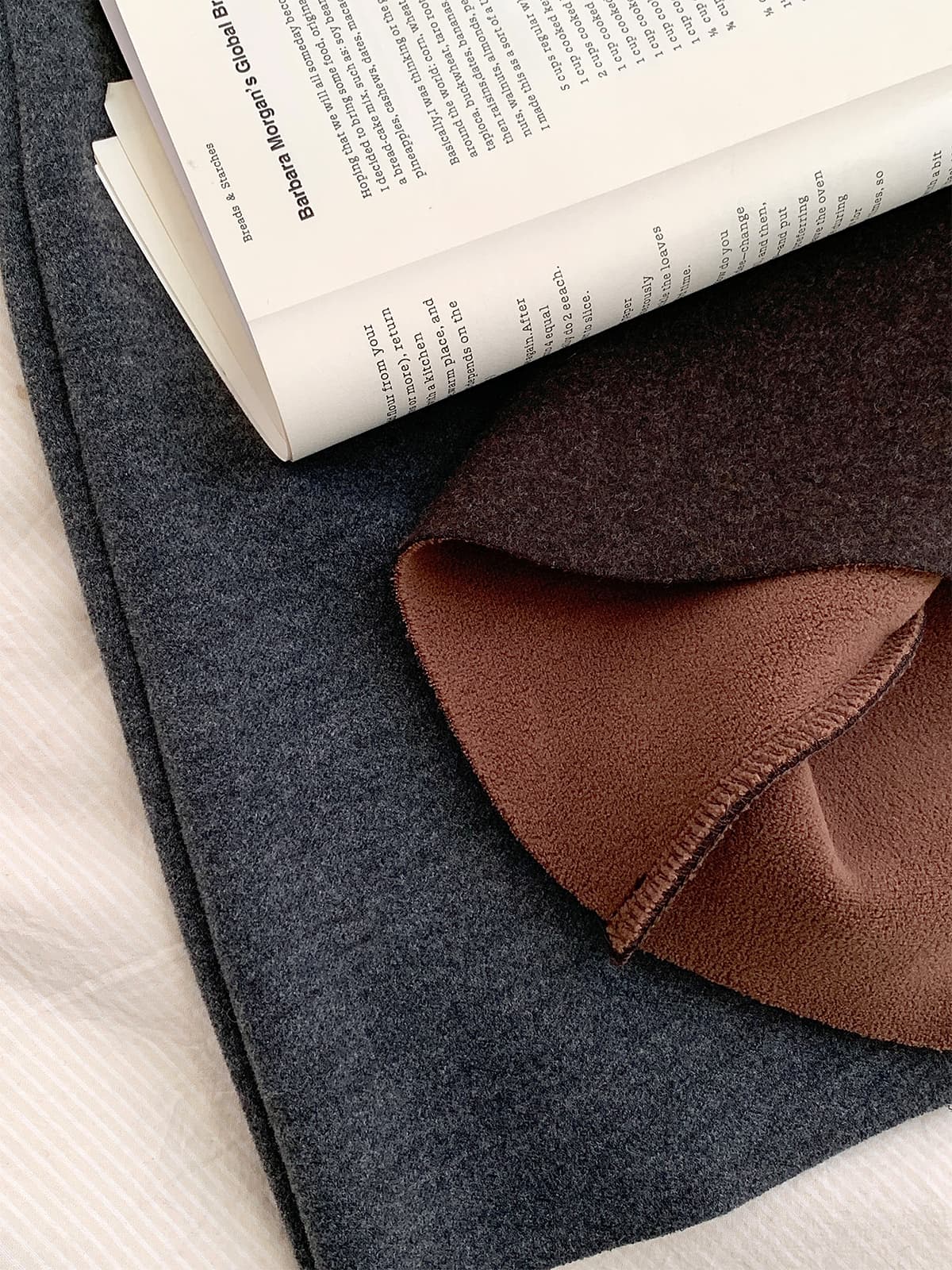 실사 모직 털이 있는 반신 스커트 가을 새로운 한 마디 허리밴드 니트 다용도 반 스커트 연령 감소 레트로 중간 스커트 상세 이미지 30