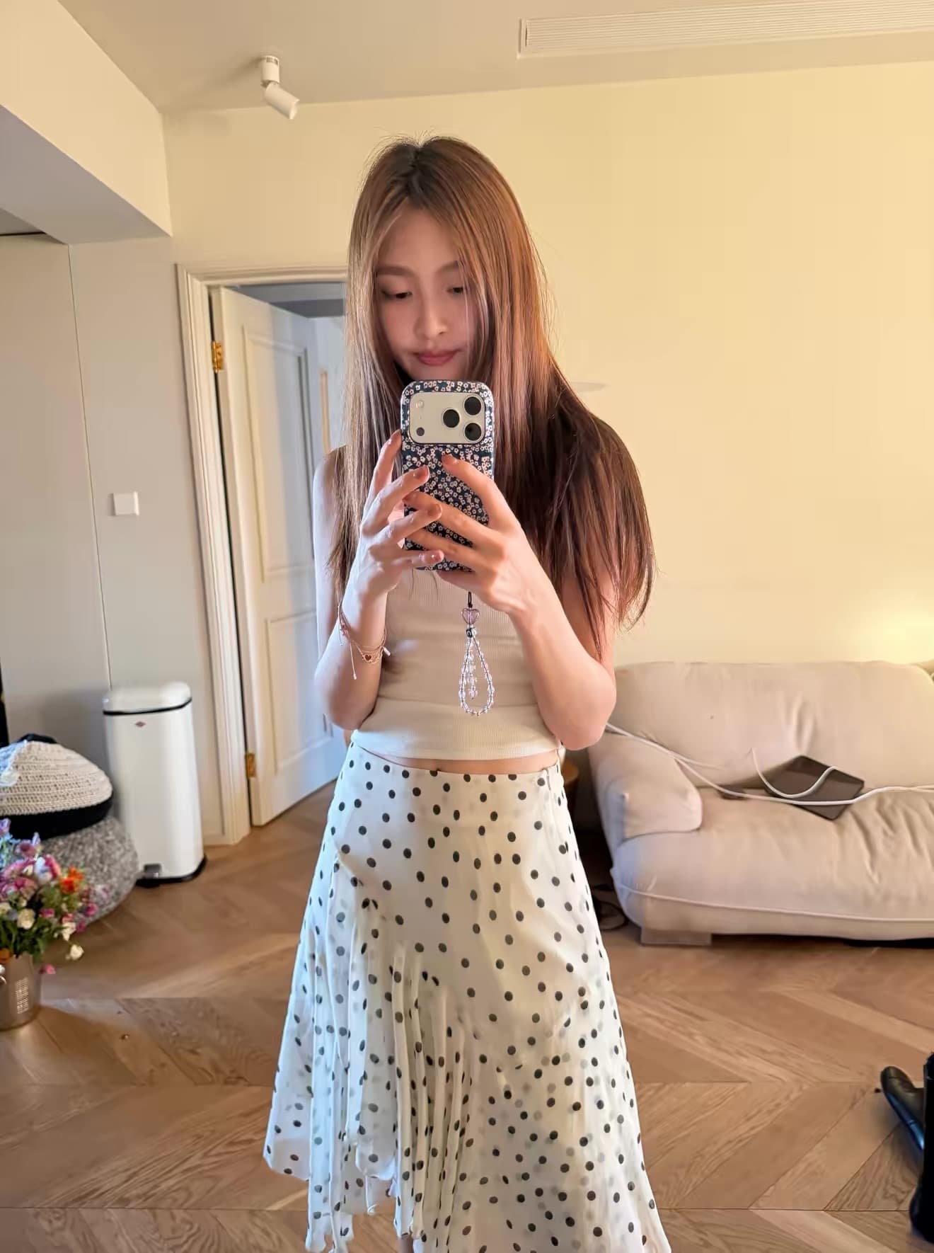 iiiipupu26ss 원더풀 장난기 넘치는 인어공주 인어 꼬리 불규칙 ~을 통해 실 도트 무늬 우아한 센스 반신 스커트 상세 이미지 1