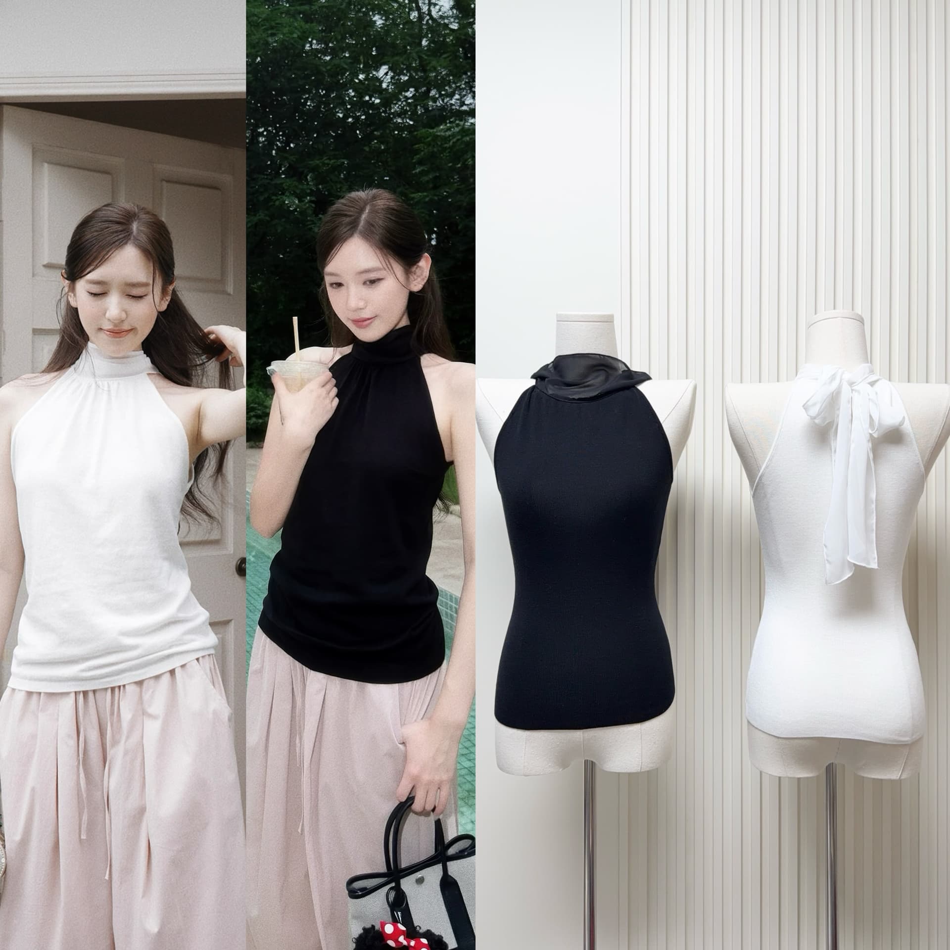 oioi esse 신제품 제한된 시간 접기 05 16 20 00 망사 스트랩 조끼