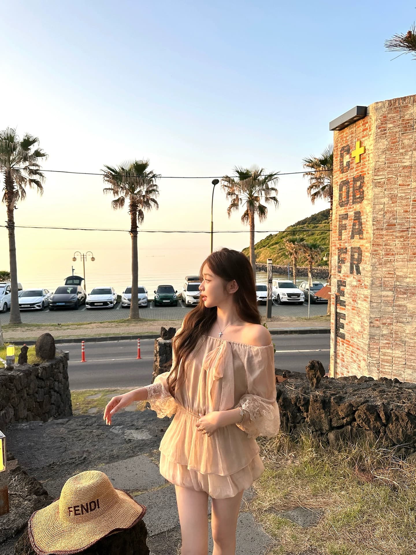 첸 좋은 난 nns 부드러운 안개 빛 언어 Unable 거절 ~ 중 부드러운 센스 레이스 조각 셔츠 랜턴 반바지 이미지 2