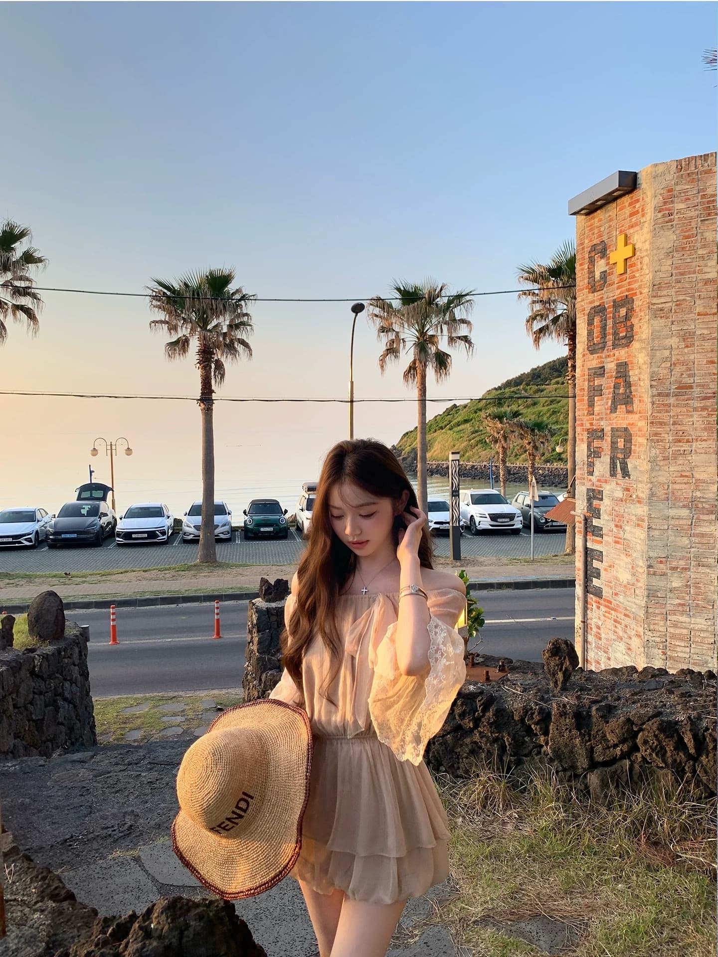 첸 좋은 난 nns 부드러운 안개 빛 언어 Unable 거절 ~ 중 부드러운 센스 레이스 조각 셔츠 랜턴 반바지 상세 이미지 9