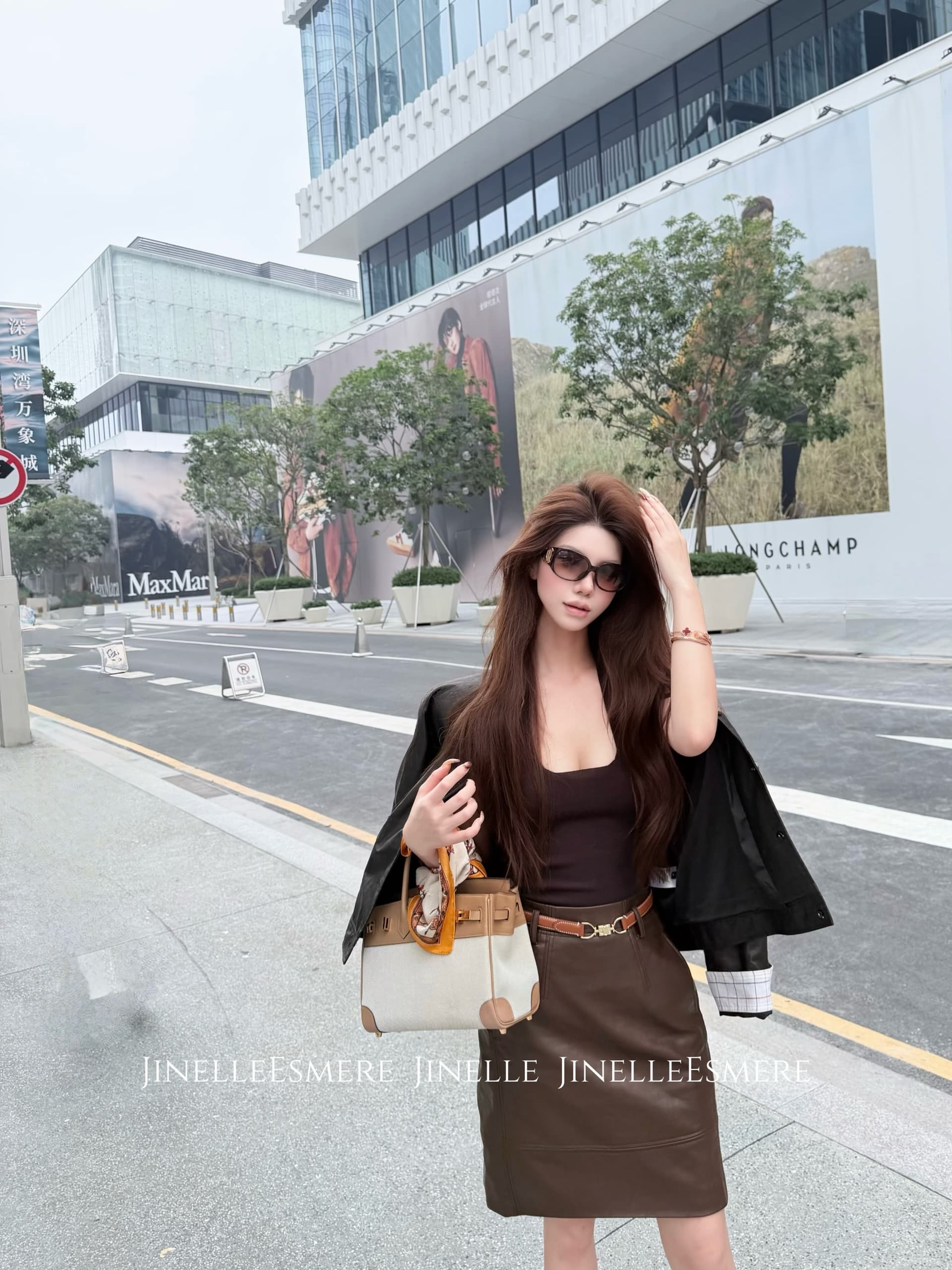 jinelle 게르만 골동품 제품 오래된 돈 바람 양모 골드 실크 실 니트 오픈 가디건 벨트 스카프 상세 이미지 1
