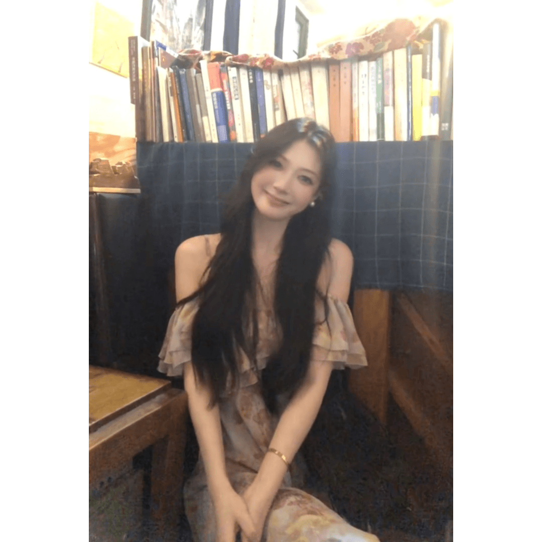 정가 한 부서 휴가 바람 프린트 슬립 여성 드레스 여름 디자인 센스 허리 수축 슬림해 보이는 길다 치마 이미지 4