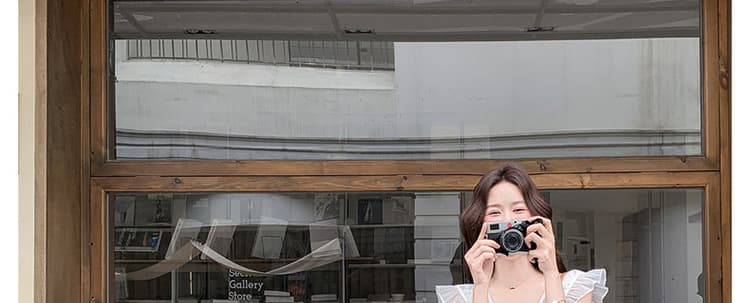 그림 가공 2026 새로운 휴가 바람 작은 날다 소매 레이스 블라우스 프린트 슬립 점프 슈트 치마 세트 상세 이미지 31