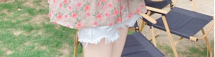 한국 스타일 루즈핏 V넥 벌룬 소매 고급 꽃무늬 면 린넨 셔츠 인형 셔츠 맨위 상세 이미지 9
