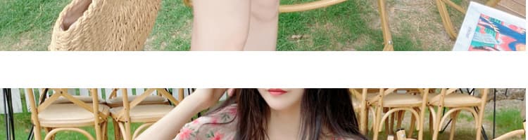 한국 스타일 루즈핏 V넥 벌룬 소매 고급 꽃무늬 면 린넨 셔츠 인형 셔츠 맨위 상세 이미지 27