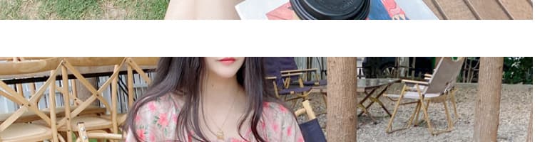 한국 스타일 루즈핏 V넥 벌룬 소매 고급 꽃무늬 면 린넨 셔츠 인형 셔츠 맨위 상세 이미지 31