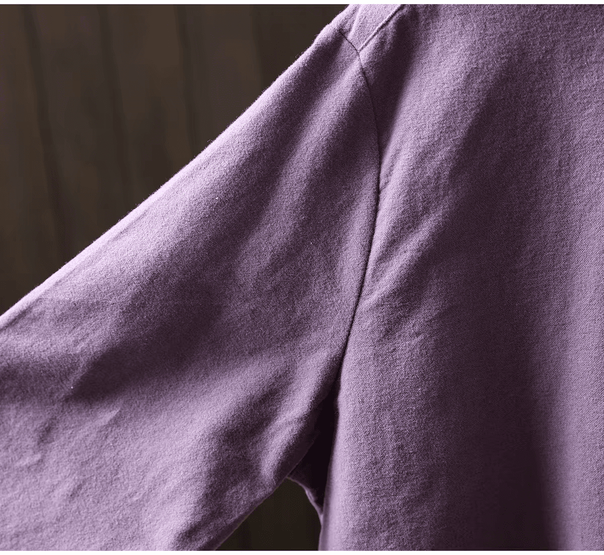 한 부서 미니멀리즘 출퇴근 디자인 센스 셔츠 가을 순면 단색 POLO 칼라 긴팔 셔츠 상세 이미지 8