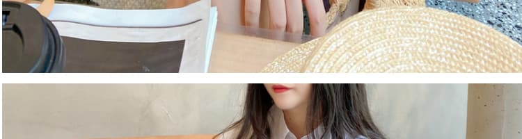 1598# 출퇴근 한국 스타일 루즈핏 신선함 레이스 핀 스트라이프 긴팔 셔츠 인형 셔츠 맨위 상세 이미지 30