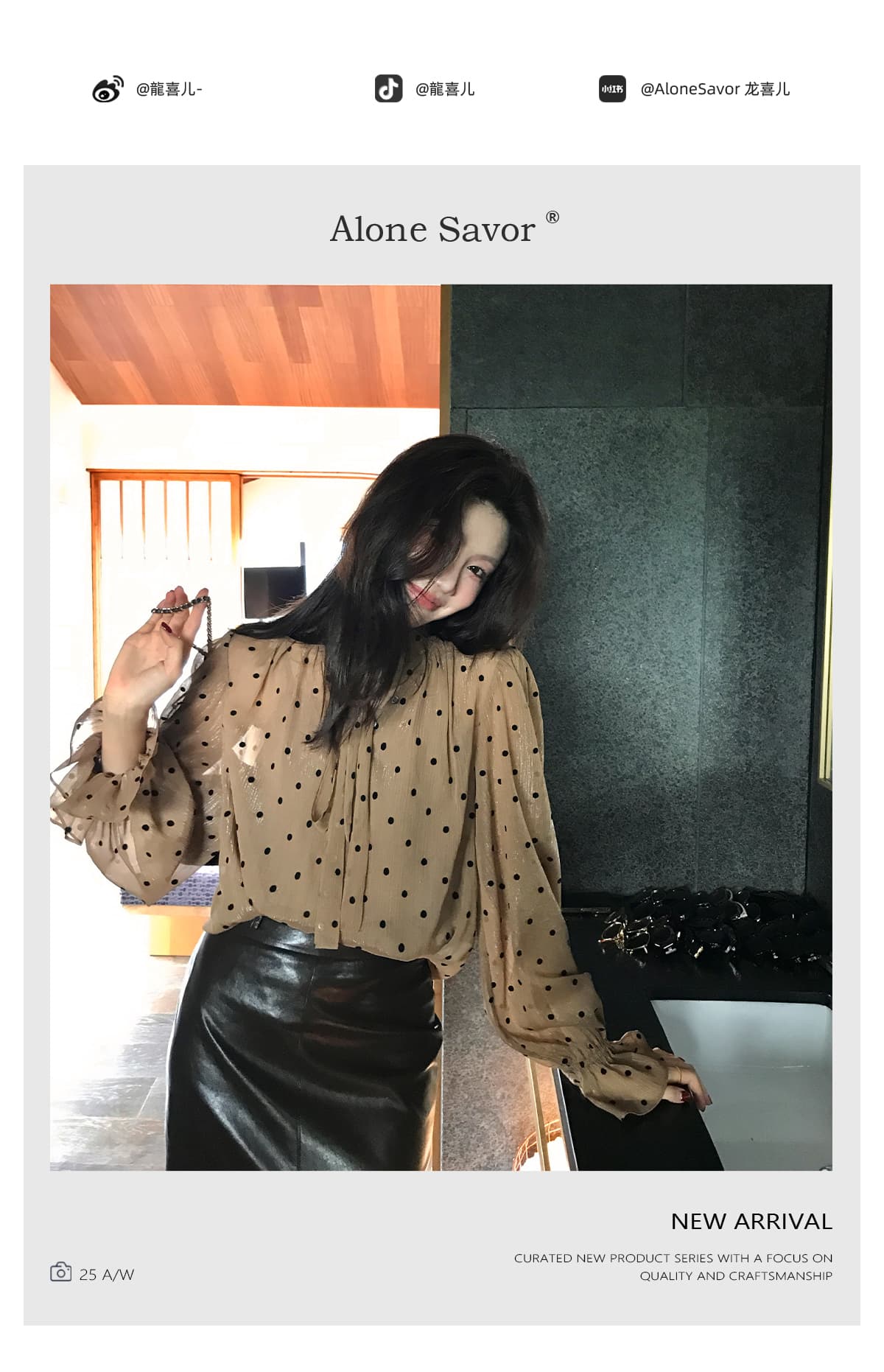 용 안녕하세요. 어린이 봄 드레스 새로운 프랑스식 우아함 레트로 도트 무늬 리본 루즈핏 슬림해 보이는 셔츠 부드러운 바람 긴팔 맨위 상세 이미지 2