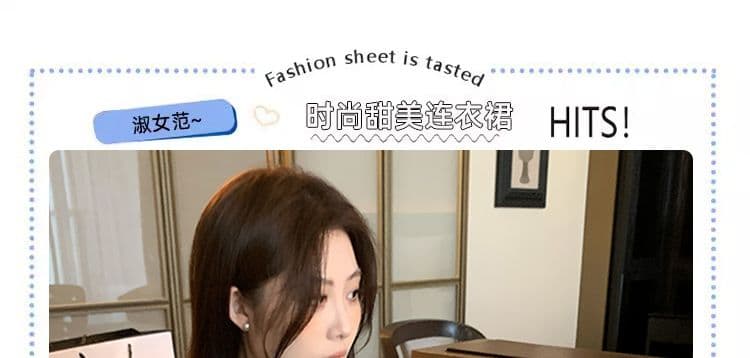 지금 지금 2026 이른 가을 신제품 임산부 스트라이프 긴팔 연삭 털 배색 루즈핏 느긋한 풀오버 맨위 반신 스커트 상세 이미지 4
