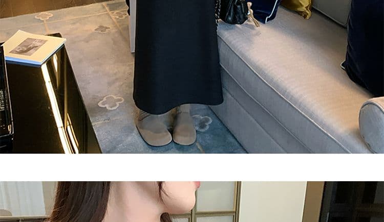 지금 지금 2026 이른 가을 신제품 임산부 스트라이프 긴팔 연삭 털 배색 루즈핏 느긋한 풀오버 맨위 반신 스커트 상세 이미지 24