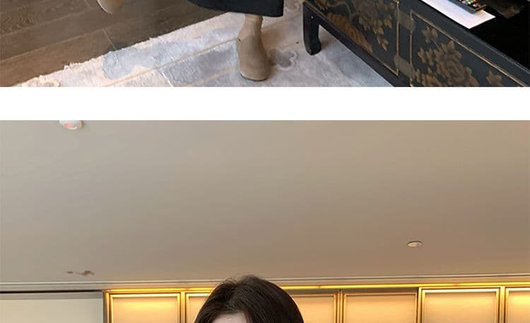 지금 지금 2026 이른 가을 신제품 임산부 스트라이프 긴팔 연삭 털 배색 루즈핏 느긋한 풀오버 맨위 반신 스커트 상세 이미지 32