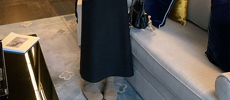 지금 지금 2026 이른 가을 신제품 임산부 스트라이프 긴팔 연삭 털 배색 루즈핏 느긋한 풀오버 맨위 반신 스커트 상세 이미지 41