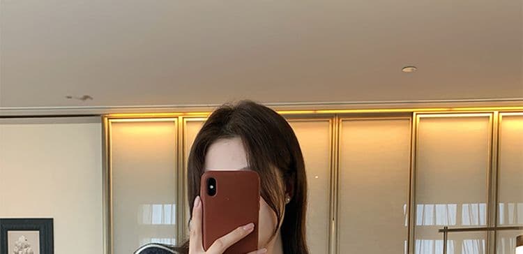 지금 지금 2026 이른 가을 신제품 임산부 스트라이프 긴팔 연삭 털 배색 루즈핏 느긋한 풀오버 맨위 반신 스커트 상세 이미지 50