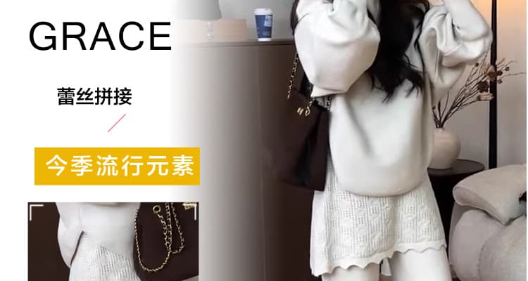 지금 신제품 임산부 느긋한 캐주얼 세트 가을 겨울 새로운 니트 스웨터 스웨터 방귀 커튼 바지 투피스 세트 착용 가져 가라. 상세 이미지 10