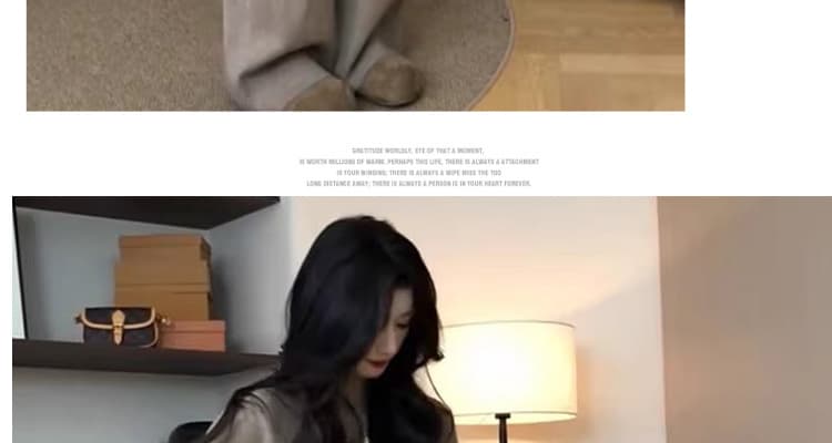 지금 신제품 임산부 느긋한 캐주얼 세트 가을 겨울 새로운 니트 스웨터 스웨터 방귀 커튼 바지 투피스 세트 착용 가져 가라. 상세 이미지 48