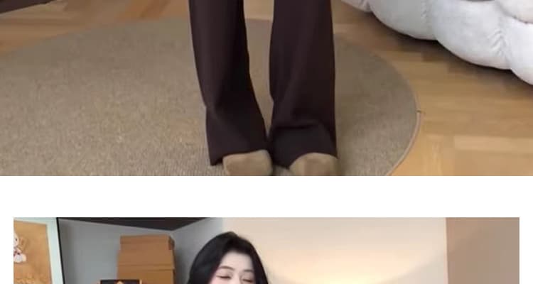 지금 2026 가을 겨울 신제품 임산부 느긋한 캐주얼 세트 니트 스웨터 스웨터 방귀 커튼 바지 투피스 세트 착용 가져 가라. 상세 이미지 40