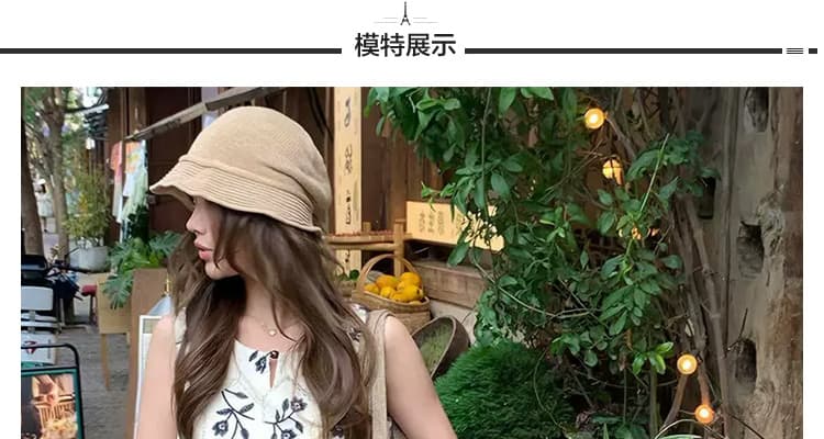 신제품 출산 착용 여름 비즈 꽃 포도 나무 치마 무거운 작업 식물 링 그리드 자수 루즈핏 한 마디 페이크 레이어드 조끼 스커트 상세 이미지 21