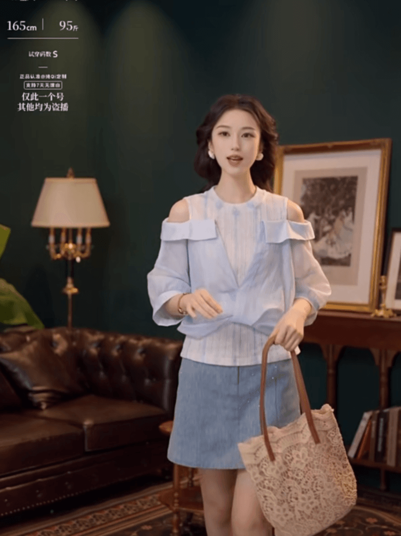 부드러운 셔츠 캐주얼 다용도 반팔 여성 셔츠 여름 맨위 10 바지 이미지 3