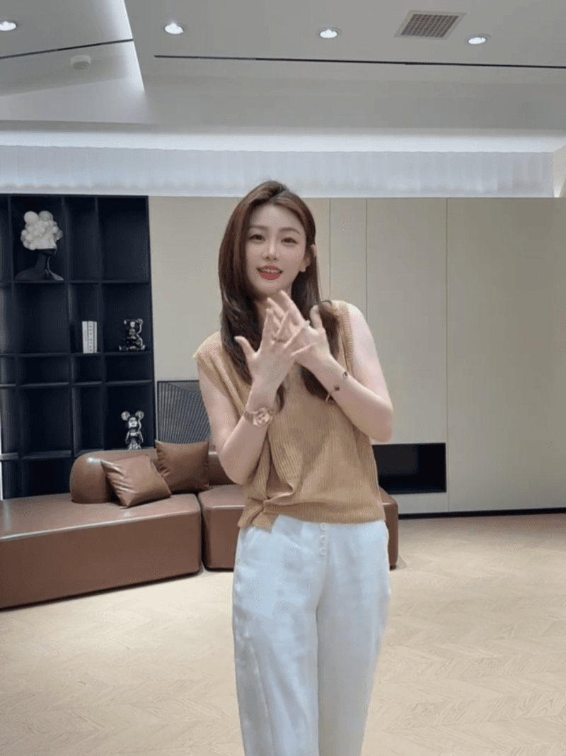 콩 추천 여름 싱글 줄 버튼 디자인 센스 하이웨이스트 아마 바지 다용도 작은 키 캐주얼 상세 이미지 3
