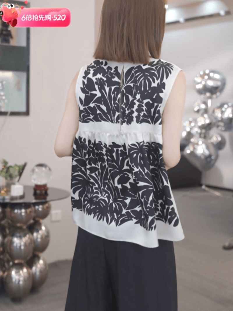 2026 여름 새로운 디자인 센스 패션 품격 슬림해 보이는 연령 감소 맨위 세트 상세 이미지 3