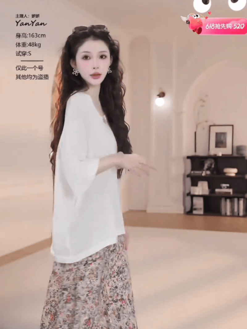 여름 단색 루즈핏 느긋한 센스 반팔 t 셔츠 세트 상세 이미지 7