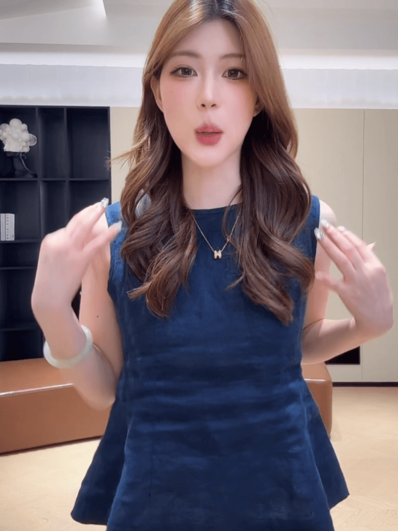 콩 추천 여름 허리 수축 슬림해 보이는 문예 작은 셔츠 다용도 민소매 맨위 품격 세트 상세 이미지 15