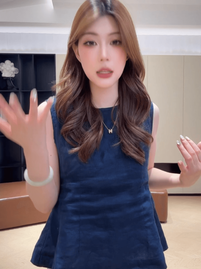 콩 추천 여름 허리 수축 슬림해 보이는 문예 작은 셔츠 다용도 민소매 맨위 품격 세트 상세 이미지 16