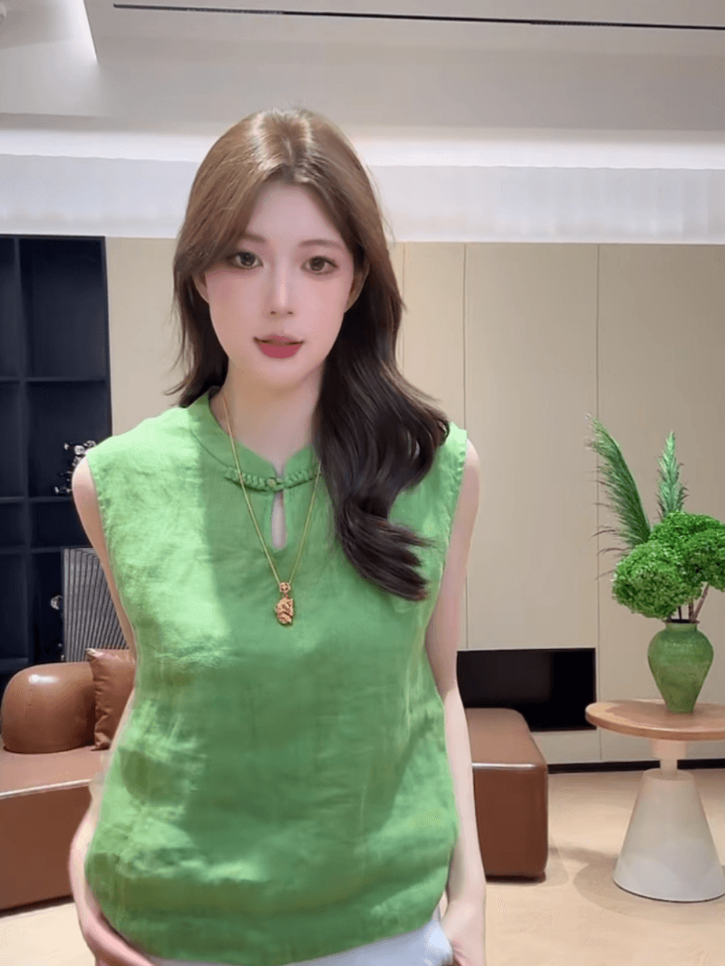 콩 추천 여름 패션 루즈핏 디스크 구두 디자인 센스 중식 작은 셔츠 다용도 연령 감소 맨위 세트 상세 이미지 14