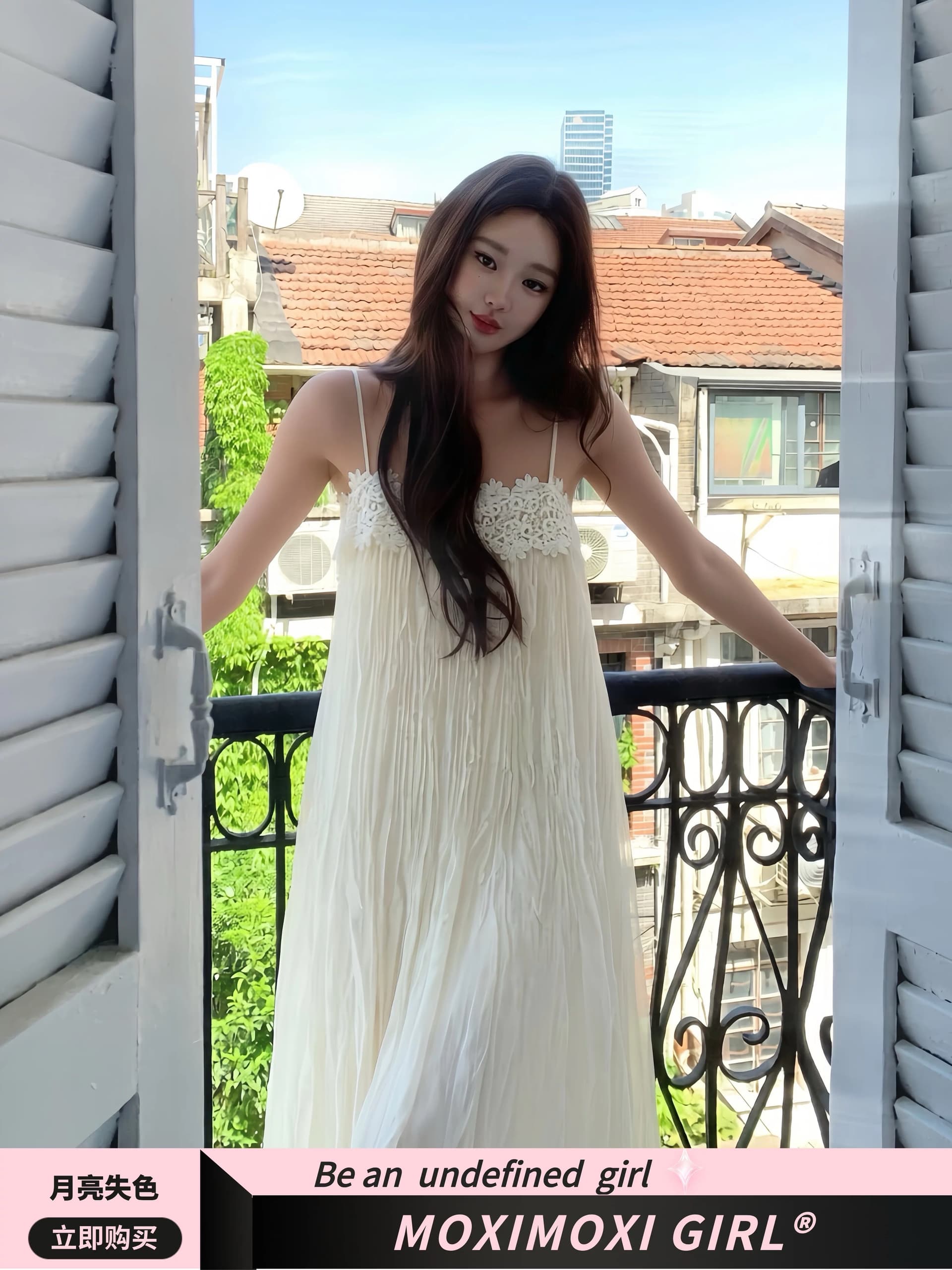 문 타락한 부드러운 바람 질감 센스 2026 새로운 프랑스식 민소매 여성 드레스 여름 레이스 슬립 드레스 상세 이미지 11